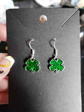 Load image into Gallery viewer, Green Glitter Clover
