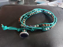 Load image into Gallery viewer, Teal Wrap Bracelet
