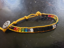 Load image into Gallery viewer, Rainbow LOVE bracelet (blue &amp; yellow)

